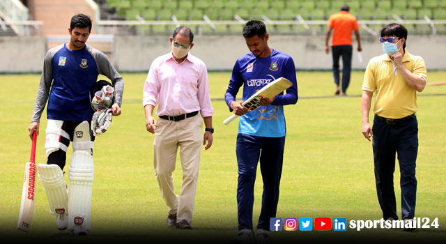 অনুশীলনে ফেরার আগেই টাইগারদের করোনা পরীক্ষা