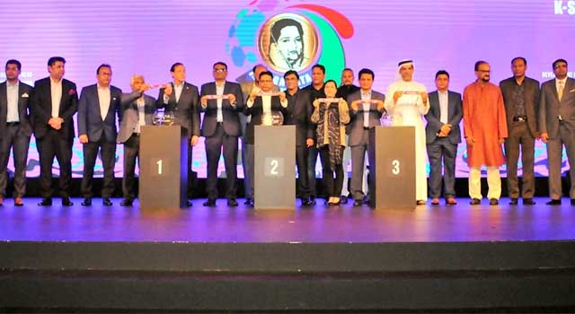 বঙ্গমাতা ফুটবল টুর্নামেন্টের লোগো উন্মোচন ও ড্র অনুষ্ঠিত