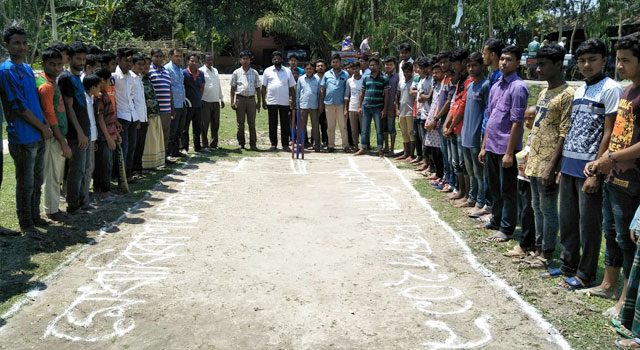 বিরামপুরে ক্রিকেট টুর্নামেন্ট শুরু