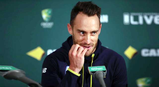 আত্মবিশ্বাসে বড় আঘাত : ডু-প্লেসিস