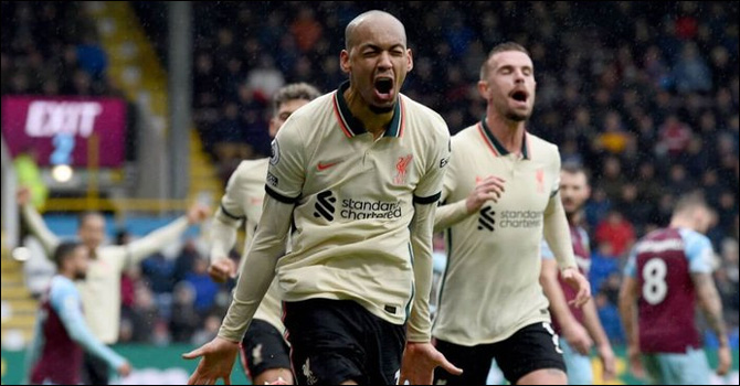 বার্নলির বিপক্ষে জয় পেলো লিভারপুল