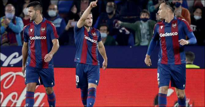 অ্যাথলেটিকোকে হারিয়ে অঘটনের জন্ম দিলো লেভান্তে