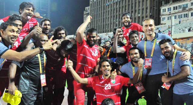 ভারতকে হারিয়ে সাফ চ্যাম্পিয়ন মালদ্বীপ