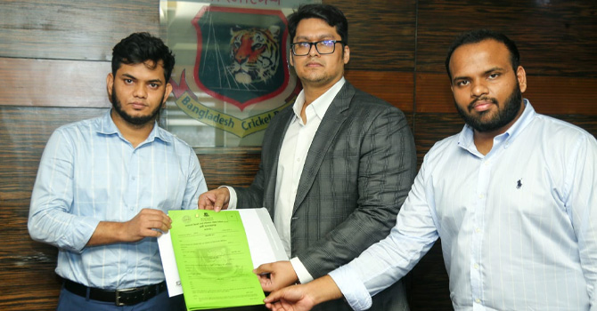 বিসিবির নির্বাচনে মনোনয়নপত্র কিনলেন সাঈদ ইব্রাহিম আহমেদ