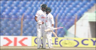 Shanto and Zakir hit fifty to boost Bangladesh's total