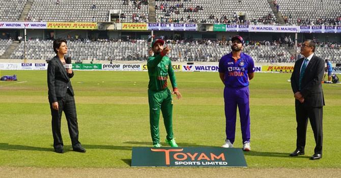Bangladesh opts to field against India