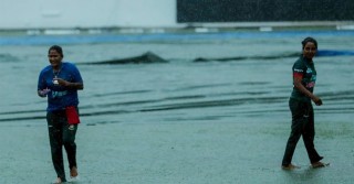 Torrential rain washes out first ODI