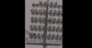 Floodlight catches fire at Sher-e-Bangla stadium