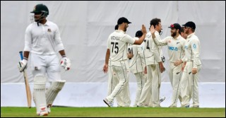 Bangladesh wrapped up for 172 in first innings