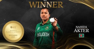 Nahida 1st Bangladeshi woman to win ICC "player of the month' award