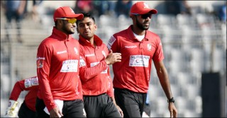 Shakib once again argues with umpire