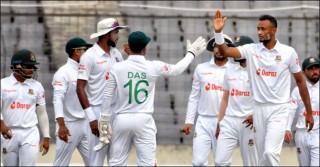 Shanto, Mominul’s ton aid Tigers to trail Afghans by 617 runs