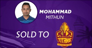 Galle Titans pick Mithun in LPL auction