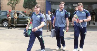 Ireland national cricket team arrives to play series against Tigers