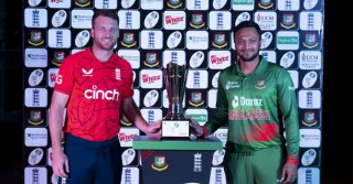Bangladesh elect to bowl first in first T20I against England