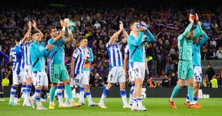 Real Sociedad earn crucial win at champions Barcelona