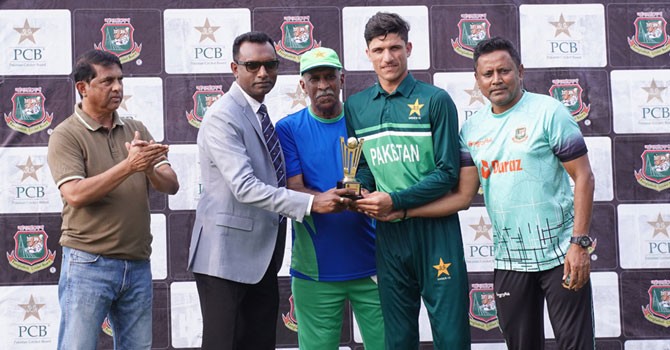 Pak U-19 team thrash junior Tigers by nine wickets 
