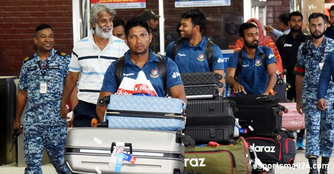 Tigers' return from England