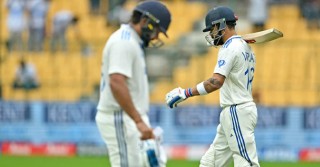 India all out for 46 runs against New Zealand