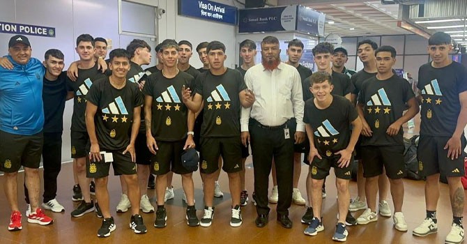 Argentine's Atletico Charlone club now in Dhaka