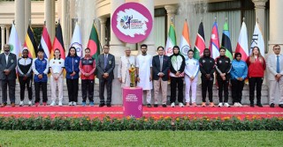 Chief Adviser Unveils Trophy of 2nd Women’s Kabaddi World Cup