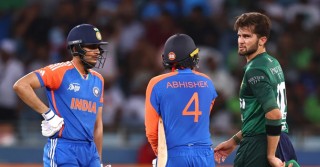 Abhishek fires India to win over Pakistan but no handshakes again