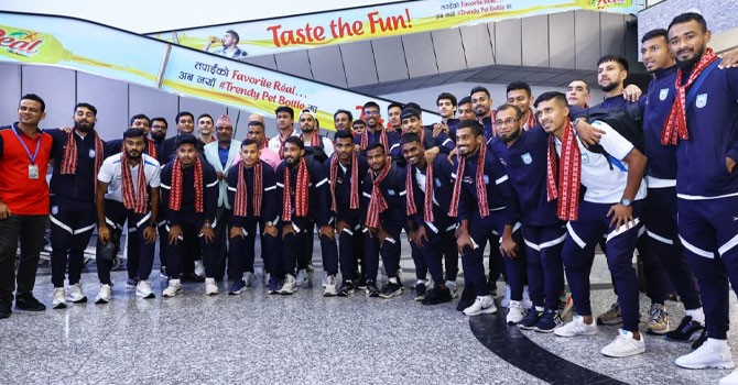 Bangladesh football team's returns from Nepal uncertain amid violence