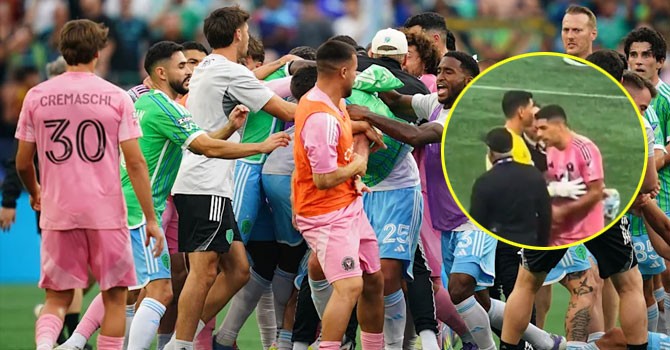 Luis Suarez apologizes after Leagues Cup spitting incident