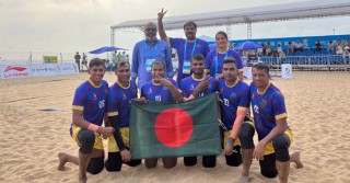 Double delight for Bangladesh in Asian Beach Kabaddi