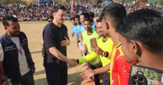 Mesut Ozil joins Iftar with Rohingyas in Cox's Bazar, plays football
