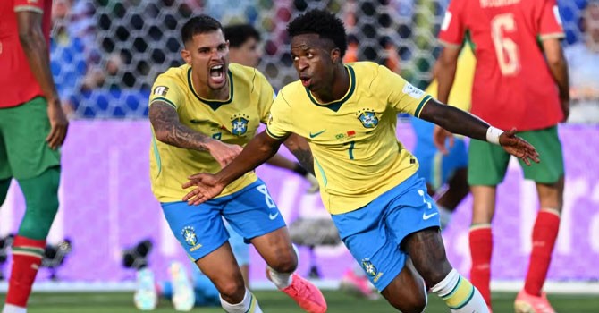 Brazil Held to 1-1 Draw by Morocco in World Cup Opener