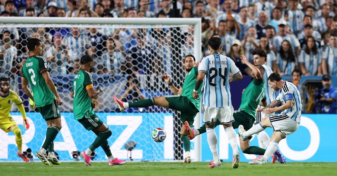 Magical Messi hat-trick gives Argentina a flying start at the World Cup